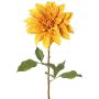 Dalia artificiale PHILLIPPA, Eco Collection, giallo-arancione, 65 cm, Ø 15 cm