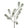Ramo artificiale di abete LUMVOR, ghiacciato, bianco, 55cm