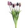 Mazzo di tulipani artificiali Mix LONA, malva-viola, 45cm, Ø20cm