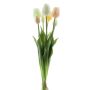 Mazzo di tulipani artificiali Mix LONA, giallo-crema-verde, 45 cm, Ø 20 cm