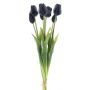 Mazzo di tulipani sintetici misti LONA, nero, 45cm, Ø20cm