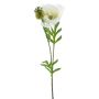 Fiore di papavero artificiale EDESSA, bianco, 80cm, Ø11cm