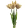 Mazzo di tulipani artificiali LANEA, color champagne, 30 cm, Ø 15 cm