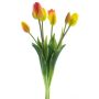 Mazzo di tulipani artificiali misti LONA, giallo-arancione, 45 cm, Ø 20 cm