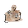 Mummia di Halloween DIMARUS con catene, funzione suono e movimento, LED, 40cm