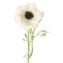 Fiore artificiale Anemone OKAPI, bianco, 55 cm, Ø 10 cm