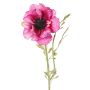 Fiore artificiale Anemone OKAPI, rosa-rosa shocking, 55 cm, Ø 10 cm