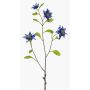 Ramo artificiale di clematide RUHNA, blu, 75 cm