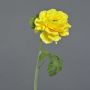 Ranuncolo artificiale KRISTY, giallo, 60 cm, Ø 10 cm