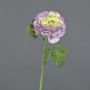 Ranuncolo artificiale KRISTY, viola-crema, 60 cm, Ø 10 cm