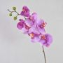 Ramo artificiale di orchidea Phalaenopsis RICKY, viola, 95 cm, Ø 7-11 cm