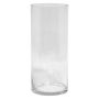 Vaso cilindrico in vetro SANSA OCEAN, trasparente, 35 cm, Ø 15 cm