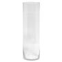 Vaso da terra cilindrico in vetro SANSA OCEAN, trasparente, 50 cm, Ø 15 cm