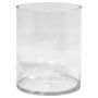 Vaso ornamentale cilindrico in vetro SANSA OCEAN, trasparente, 35cm, Ø25cm