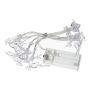 Ghirlanda luminosa CASSATA con 10 renne a LED, a batteria, 90 cm
