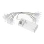 Ghirlanda luminosa CASSATA con 10 fiocchi di neve a LED, batteria, 90 cm