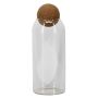 Barattolo in vetro SEGGY con tappo a sfera in sughero, trasparente, 24 cm, Ø 9 cm