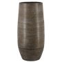 Grande vaso in ceramica VINKAS, con venature, bianco, 70cm, Ø32cm