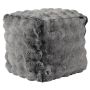 Pouf Teddy SVAVA, effetto bolla, grigio, 40x40x45 cm