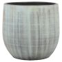 Pentola in ceramica DELTA con scanalature, grigio-azzurro, 30 cm, Ø 32 cm