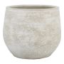 Vaso da fiori in cemento ASIALY con venature, grigio chiaro, 31 cm, Ø 36 cm