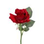Rosa artificiale ELLI, rossa, 30cm, Ø6cm