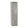 Colonna angolare per piante di vetro NARUKO, 2 pezzi, fibra, grigio, 20x20x80cm, 28x28x100cm