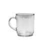 Bicchiere da tè KINSY con manico, 3 pezzi, trasparente, 10 cm, Ø 7 cm, 250 ml