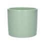Coprivaso FERDINANTA con motivo, ceramica, verde menta opaco, 12,3cm, Ø13,5cm