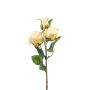 Ramo artificiale di rosa FREYDE, color crema, 45cm, Ø4-5cm