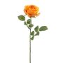 Rosa artificiale BRUNETTE, arancione, 70 cm, Ø 11 cm