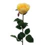 Fiore artificiale Rosa NORLAN, giallo, 70 cm, Ø 8 cm