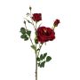 Ramo di rosa artificiale FRALGO, rosso, 60 cm, Ø 3-10 cm