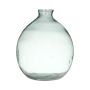 Vaso a bottiglia JOHANNAH, riciclato, trasparente, 55 cm, Ø 46 cm, 54 L
