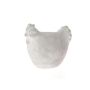 Figurina decorativa gallina SHANIE, grigia, 15x9,5x13 cm