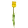 Fiore decorativo tulipano pappagallo DOVLE, giallo, 45 cm