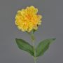 Fiore decorativo Dalia FLEMOR, giallo-rosa, 55 cm, Ø 11 cm