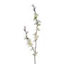 Ramo decorativo di ciliegio ornamentale giapponese SLORIX con fiori, bianco, 85 cm
