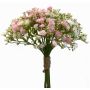 Mazzo decorativo di gipsofila LITAGO, bianco-rosa, 23 cm