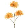 Ramo decorativo di crisantemo LASDIM, giallo ocra, 75 cm, Ø 11 cm