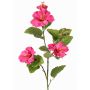 Ramo artificiale di ibisco TELSIMA con fiori, rosa, 80 cm