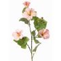 Ramo artificiale di ibisco TELSIMA con fiori, rosa chiaro, 80 cm