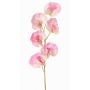 Fiore sintetico Lathyrus WAHNY, rosa-bianco-verde, 45cm, Ø5,5cm