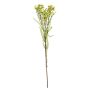 Ramo di fiori di cera sintetici MEDEA, verde-rosa, 80 cm, Ø 6 cm