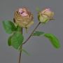 Fiore sintetico rosa RENATUS, viola-rosa-verde, 45cm, Ø6-8cm