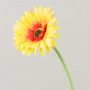 Fiore artificiale Gerbera TEUDELINDE, giallo, 55 cm, Ø 8 cm