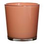 Vaso da fiori in vetro ALENA, color pesca, 19cm, Ø19cm