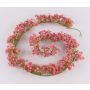 Ghirlanda artificiale di gipsofila LITAGO, rosa-fucsia, 180 cm