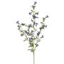 Ramo artificiale di campanula AIMI, viola scuro-bianco, 120 cm, Ø 3-5 cm