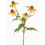 Ramo artificiale Echinacea MILROV, giallo, 75cm